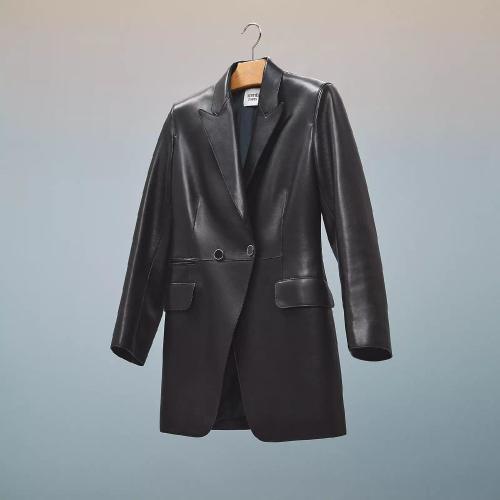  HERMES愛(ài)馬仕 22年秋冬 女士 夾克 Veste sartoriale en cuir H2H1202D40238