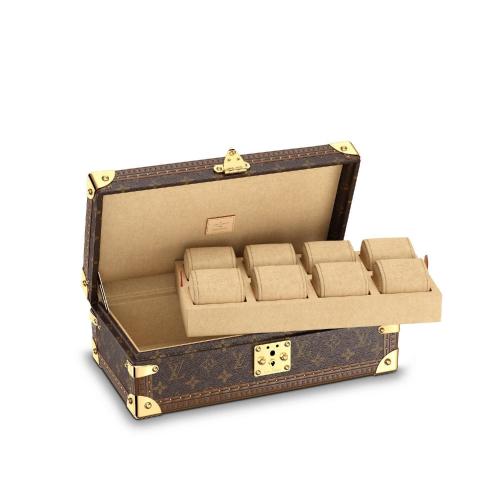  LV路易威登 22年秋冬 男士 腕表盒 COFFRET 8只裝腕表箱 M47641 預定商品2-6周發(fā)貨