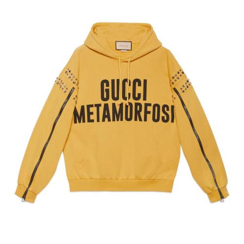  GUCCI古馳 22年秋冬 男士 “Gucci Metamorfosi”棉質(zhì)衛(wèi)衣 715864 XJEVI 7694