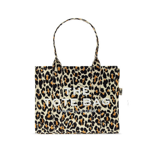 MARC Jacobs/馬克雅克布 豹紋字母logo設(shè)計(jì) 托特單肩包  M0017104