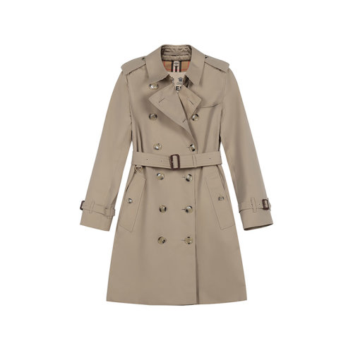 BURBERRY/博柏利 2021款 女士風衣 女款棉質長款風衣外套 80457741