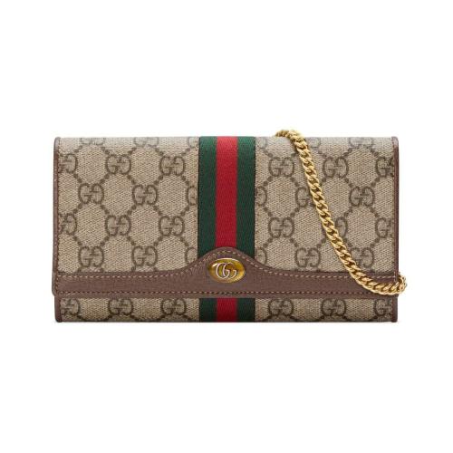  GUCCI古馳 22年秋冬 女士 Ophidia系列GG金屬鏈錢包 546592 96IWS 8745 預(yù)定商品2-6周發(fā)貨
