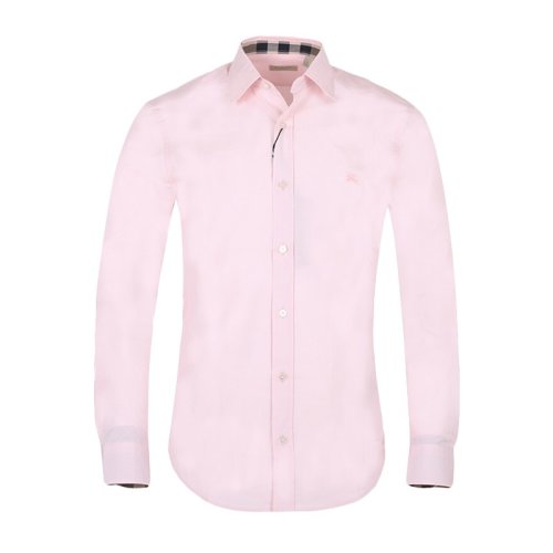 BURBERRY/博柏利 男士淺粉色棉質長袖襯衫 3991156 PLFSX