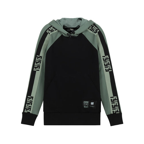 FENDI/芬迪 2021款 男衛(wèi)衣 男士聚酯纖維連帽長袖衛(wèi)衣運動衫 FAF588 A529