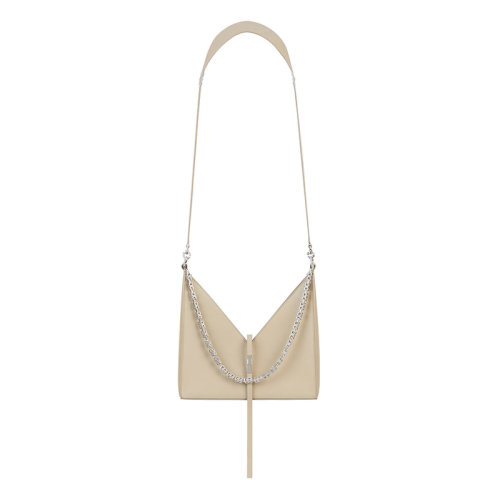 Givenchy/紀(jì)梵希  CUT OUT系列 女士小號(hào)淺褐色光滑小牛皮鏤空鏈?zhǔn)较湫涡笨鎲渭绨麭B50GTB00D-250