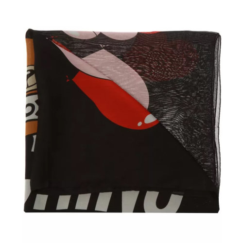 MOSCHINO/莫斯奇諾 女士 混色絲質(zhì)時(shí)尚圍巾/披肩圍巾 03520M2222003