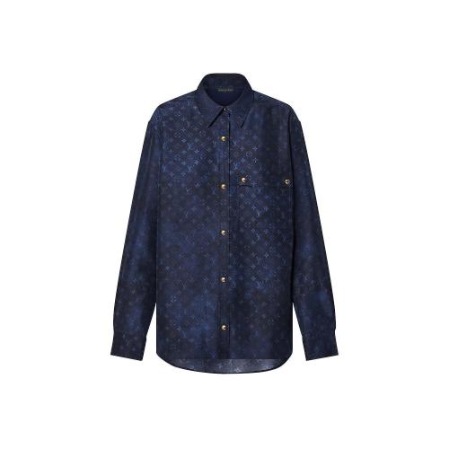  LV路易威登 22年秋冬 女士 長(zhǎng)袖襯衫 MONOGRAM 襯衫 1AAKFL 1AAKFM 1AAKFH 1AAKFK 1AAKFI 1AAK