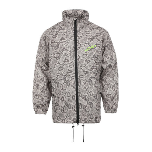 KENZO/高田賢三22春夏莽蛇紋印花薄款寬松男士夾克外套FC55BL090