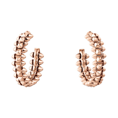 CARTIER/卡地亞 CLASH DE CARTIER系列 18K金玫瑰金子彈頭鉚釘小號(hào)耳環(huán) B8301415