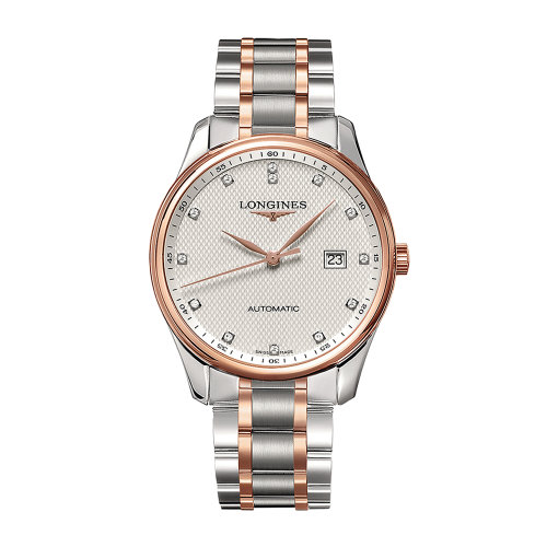 LONGINES/浪琴 名匠系列 18K金 鉆石時(shí)標(biāo) 自動(dòng)機(jī)械男士腕表 L2.893.5.77.7