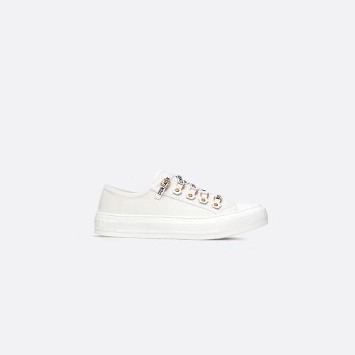  DIOR迪奧 22年秋冬 女士 休閑運動鞋 Walk'N'Dior 運動鞋 KCK177CVA_S06W 預定商品1-3周發(fā)貨