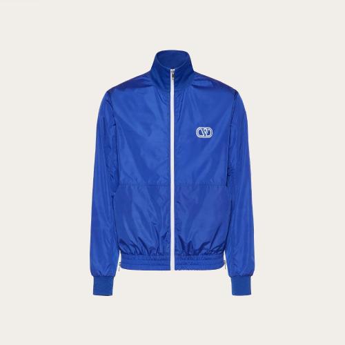  VALENTINO華倫天奴 22年秋冬 男士 夾克 SWEAT-SHIRT ZIPPé a COL MONTANT EN NYLON A_VEC VL