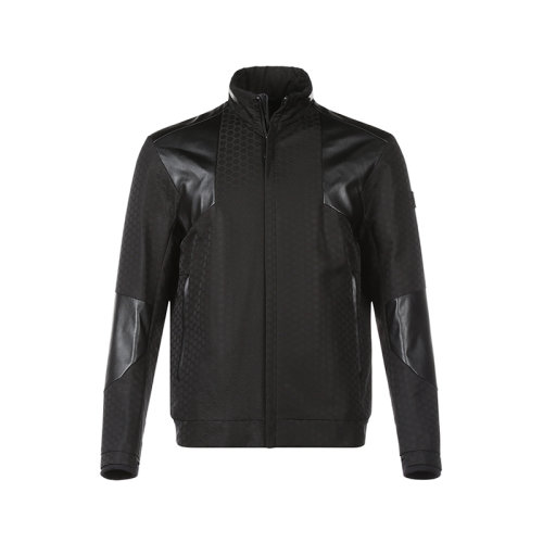HUGO BOSS/雨果博斯 男士滌綸薄款拼接棉服夾克外套六角提花 50454961