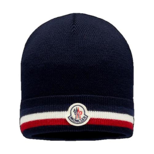  MONCLER蒙可蒙克萊 22年秋冬 男士 帽子 Tricolour Wool Beanie H20913B0004_9575742