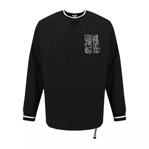 KENZO/高田賢三  凱卓男裝 男士黑色棉質(zhì)時(shí)尚休閑圓領(lǐng)秋冬衛(wèi)衣 FA55SW6011NC.99