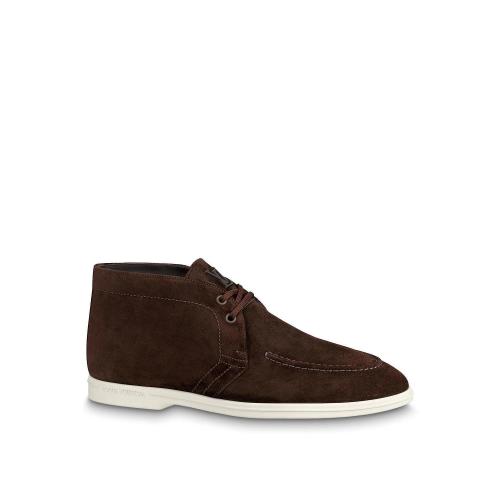  LV路易威登 22年秋冬 男士 商務(wù)休閑鞋 ESTATE 高幫系帶鞋 1AANM9 1AANMB 1AANMD 1AANM1 1AANM