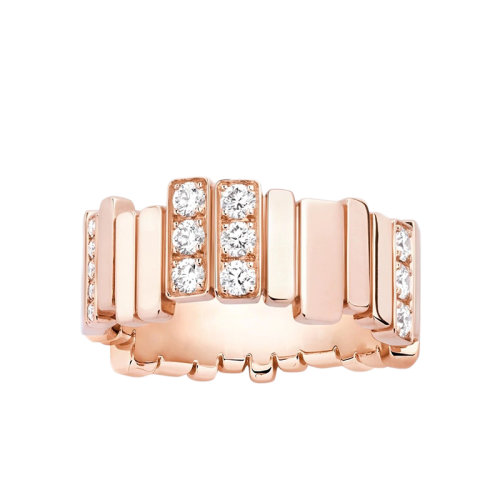 DIOR/迪奧 GEM系列 18K金玫瑰金鑲嵌鉆石戒指指環(huán)JGEM95001_0000