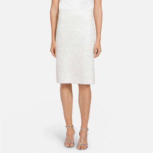 St.John/盛薔時尚氣質(zhì)高腰毛呢女士半身裙K75Z001