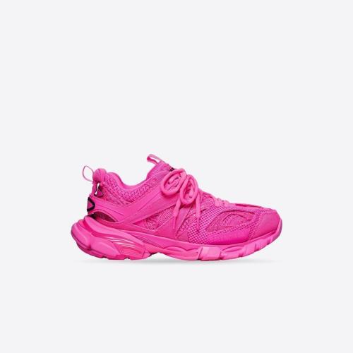  BALENCIAGA巴黎世家 22年春夏 女士 休閑運(yùn)動鞋 Womens Track Trainers In Full Mesh in Fluo