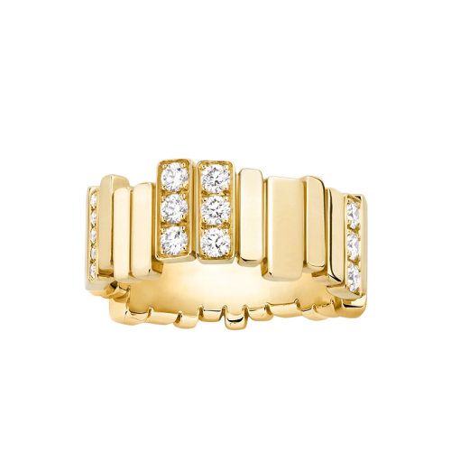 DIOR/迪奧 GEM系列 18K金黃金鑲嵌鉆石戒指指環(huán)JGEM95003_0000