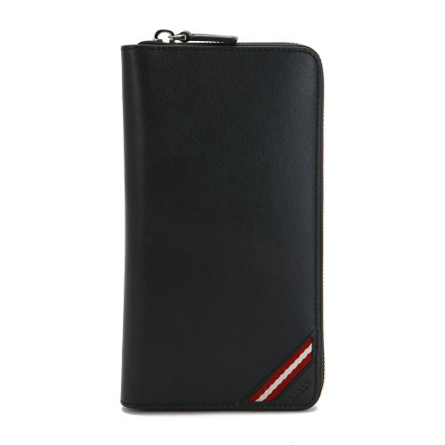 BALLY/巴利男士黑色經(jīng)典百搭皮質(zhì)手拿包6219907-643