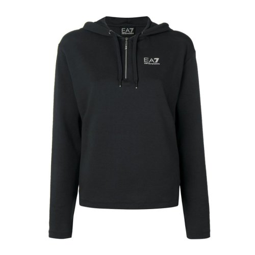  Emporio Armani/安普里奧阿瑪尼 女士黑色棉質(zhì)衛(wèi)衣 3GTM31 J31Z 1200 PLFSX