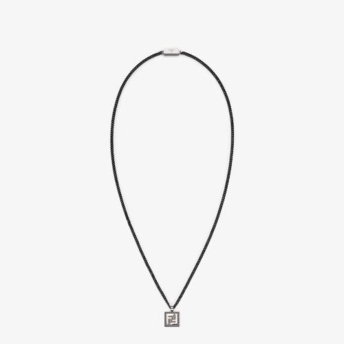  FENDI芬迪 22年秋冬 男士 項(xiàng)鏈 釕白色項(xiàng)鏈 7AJ292B08F1FTN