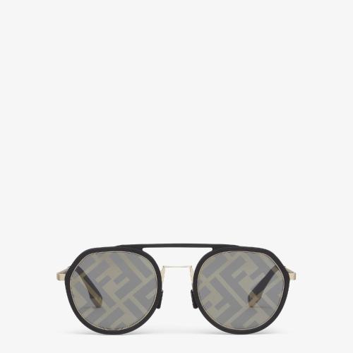  FENDI芬迪 22年秋冬 男士 太陽眼鏡 黑色太陽鏡 FOL521AILRF1GN9