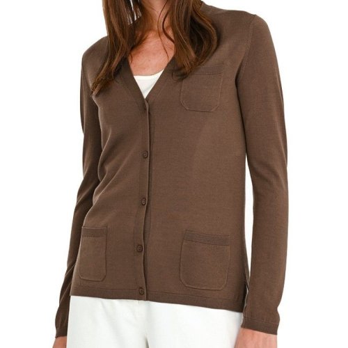 MaxMara/麥絲瑪拉 女士棕色羊毛針織衫/毛衫 93460319600 ERICE 002