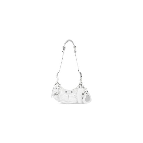  BALENCIAGA巴黎世家 22年秋冬 女士 單肩包 Womens Le Cagole Xs Shoulder Bag  in White 6713