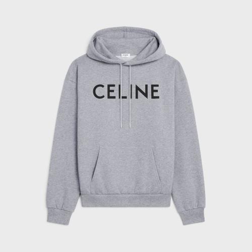  CELINE賽琳思琳 22年秋冬 男士 衛(wèi)衣 HOODIE LOOSE CELINE MOLLETON COTON 2Y321670Q.09GB