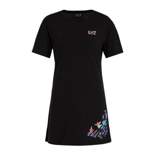  Emporio Armani/安普里奧阿瑪尼 女士印花棉質(zhì)連衣裙裙子 6GTT22 J12Z 1200 PLFSX