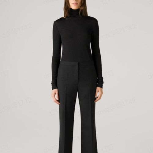 【21春夏新款】St. John/盛薔針織高領(lǐng)女士長(zhǎng)袖T恤K9130G1