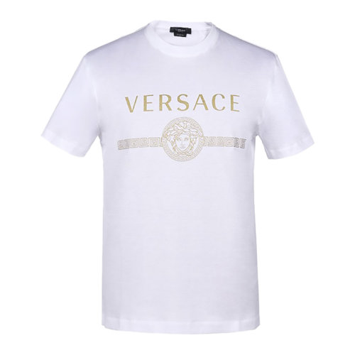 VERSACE/范思哲 2021款 男士短袖T恤 男士棉質(zhì)圓領(lǐng)短袖T恤 A87573 A228806