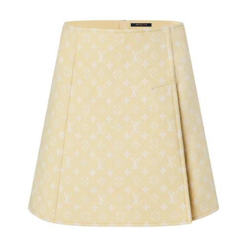  LV路易威登 22年秋冬 22年早春 女士 半身裙 A 字迷你裙 1A9NES 1A9NET 1A9NEU 1A9NEV 1A9NEW