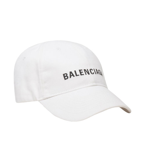 Balenciaga/巴黎世家新款 男女同款白色棉質(zhì)棒球帽529192410B29060