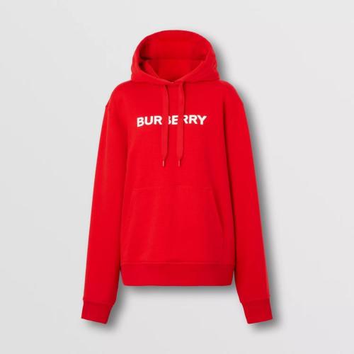  BURBERRY 22年秋冬 女士 Logo Print Cotton Hoodie 80650221