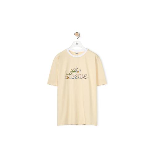  LOEWE羅意威 22年秋冬 女士 短袖T恤 LOEWE T-shirt in cotton S800Y22X02-2370