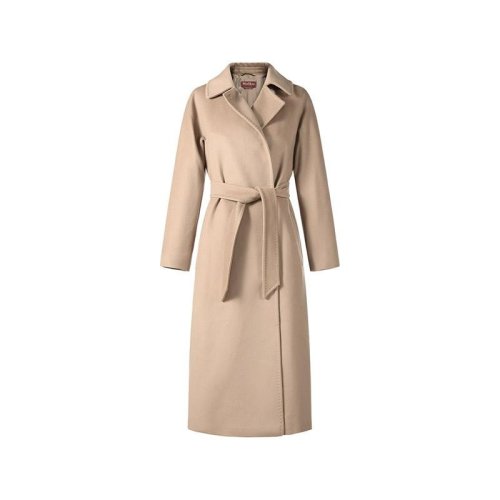  MaxMara/麥絲瑪拉 女士駝色羊毛大衣 3ABELIA 006 PLFSX