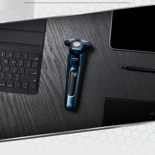 Philips/飛利浦 電動(dòng)剃須刀SkinIQ蜂巢7系藍(lán)蜂巢肌能感應(yīng)智能刮胡刀S7731 【敏感肌適用】