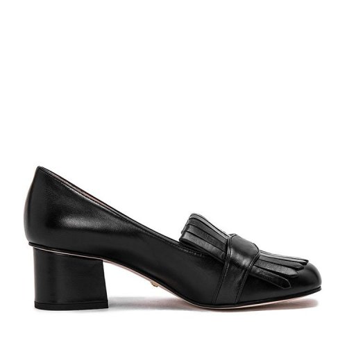 GUCCI/古馳  古琦女鞋 時尚百搭 女士黑色中跟鞋 408208 C9D00 1000 HKY0011N