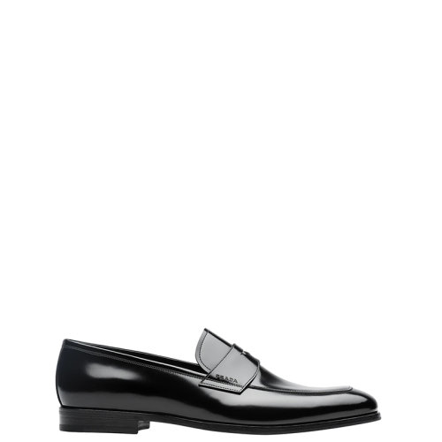 PRADA/普拉達 22年新款 男士黑色亮面皮革樂福鞋2DB1_P39_F0002_F_X001