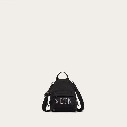  VALENTINO華倫天奴 22年秋冬 男士 雙肩包 Mini sac a dos NEON VLTN en nylon XY2B0A11ITAN78