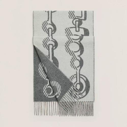  HERMES愛馬仕 22年秋冬 女士 圍巾 Echarpe Casaque Do Re Boucles H259092S 02