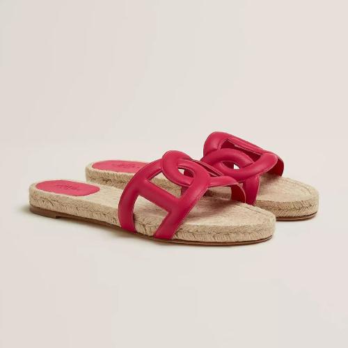  HERMES愛(ài)馬仕 22年秋冬 女士 平底涼鞋 Espadrilles Famosa H222151Z 8J360