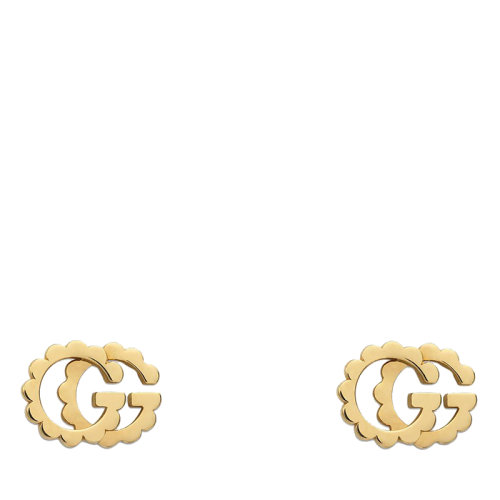 GUCCI/古馳  double G系列 18k金黃金雙G耳釘481677J85008000
