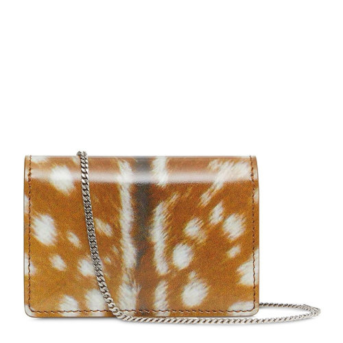 BURBERRY/博柏利 單肩包 鹿紋印花皮革卡片夾（含可拆式背帶）牛皮革  80168761