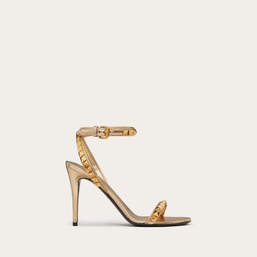  VALENTINO華倫天奴 22年秋冬 女士 高跟涼鞋 SANDALES ROCKSTUD NO LIMIT EN NAPPA LAMé. TAL