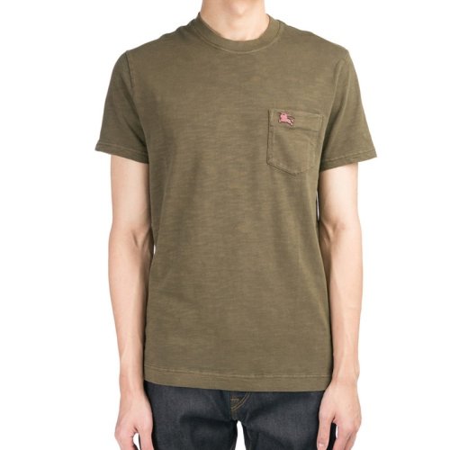  BURBERRY/博柏利 男士綠色棉質短袖T恤 3943784 PLFSX