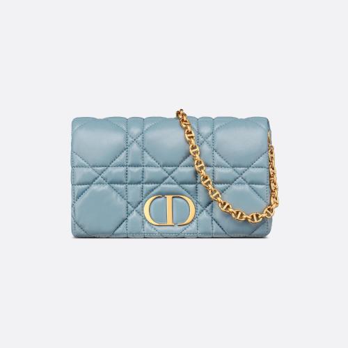  DIOR迪奧 22年秋冬 女士 手拿包 Pochette Macrocannage Dior Caro S5135UNGX_M09Z